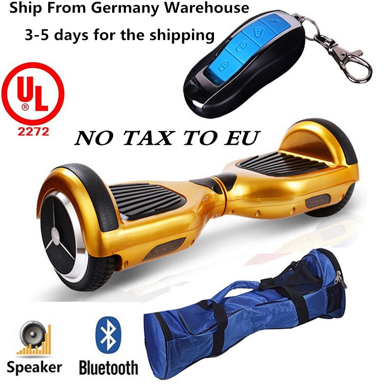 2 Wheel Motorized Scooter hoover Board Black UL approved rugged body w ...